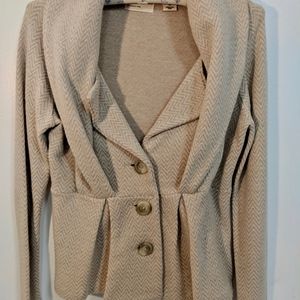 Sleeping on Snow szM Herringbone Sweater/Jacket